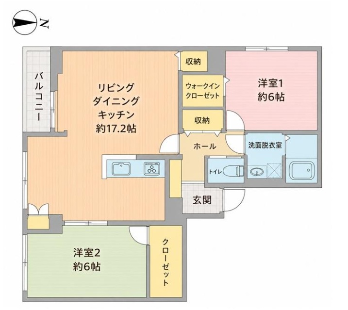 マンション大通 間取り図